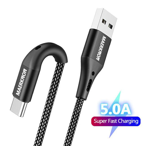 5A USB Type C Cable Fast Charging Wire for Samsung Galaxy S10 S9 Plus-PA01028-Veeddydropshipping