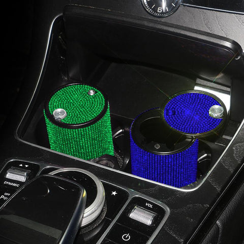 Universal Car Ashtray Crystal Diamond Ash Tray Auto Interior Decor-AM00049-Veeddydropshipping