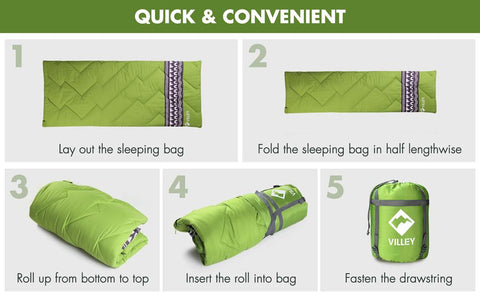Camping Sleeping Bag Ultralight Waterproof-HA01749-Veeddydropshipping
