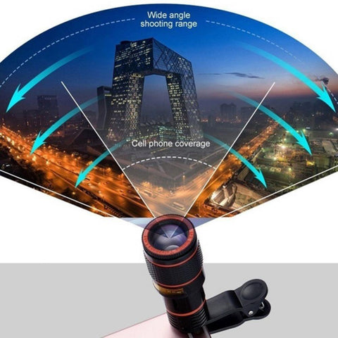 Universal 12X High Clarity Zoom Telescope Phone-PA01216-Veeddydropshipping
