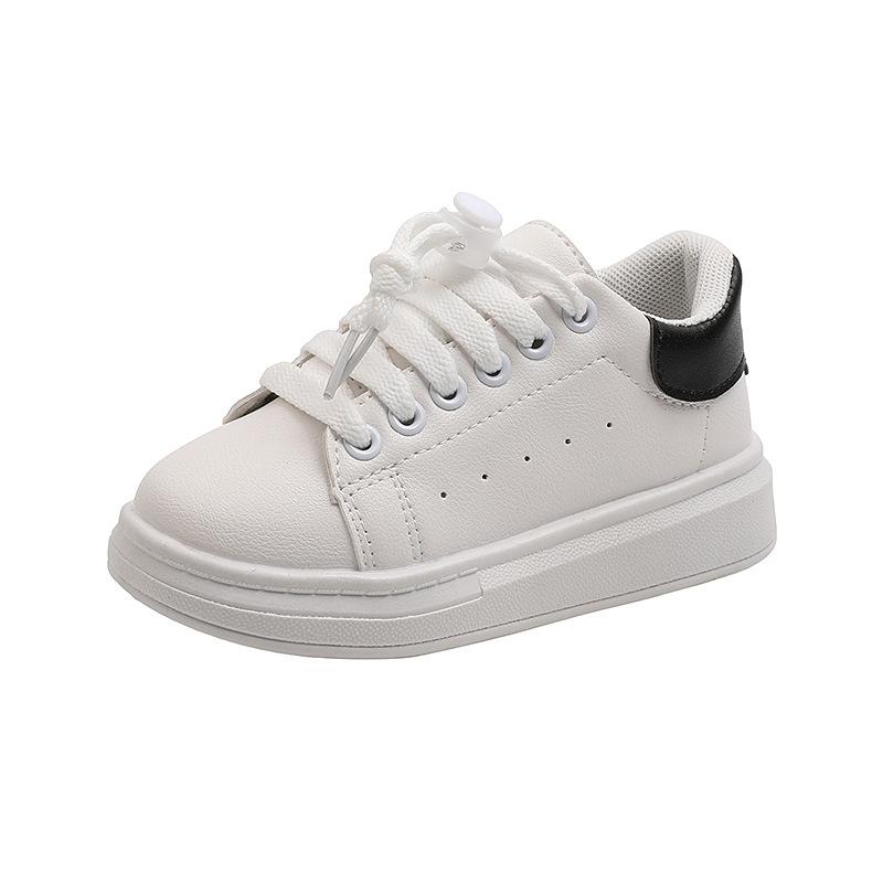 2023 Spring New Children Fashion Soft White Boys Sports Shoes-TB00147-Veeddydropshipping
