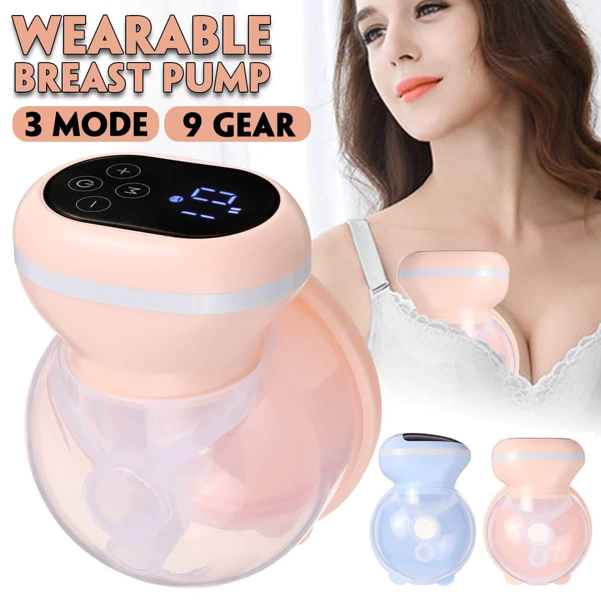 Bioby 3 Modes Electric Breast Pump Wearable Mute Milk Feeding-TB00687-Veeddydropshipping
