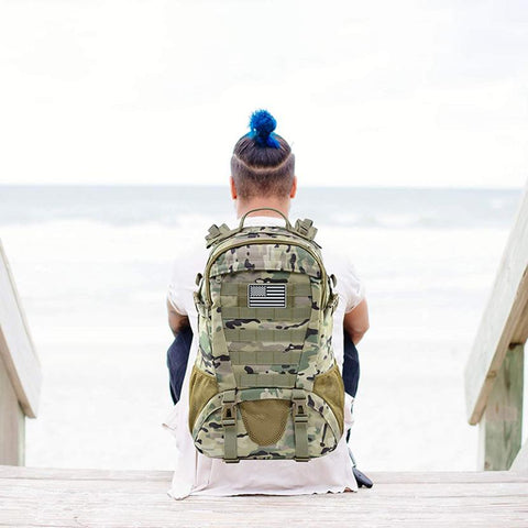 Assault Rucksack Outdoor Travel Hiking Rucksacks Camping Hunting-BS00286-Veeddydropshipping