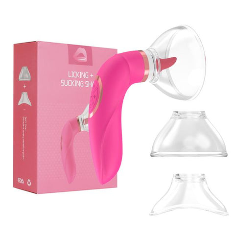 Pussy Sucking Dildo Vibrator Sex Toys for Woman Tongue Licking Clitoris-BH01283-Veeddydropshipping