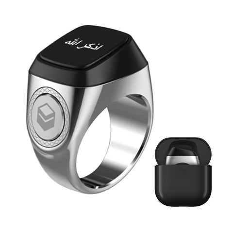 Ring Tasbih Counter with Charging Box Counter Prayer Time Tally Counter -CE00630-Veeddydropshipping