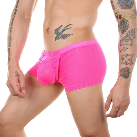 Underwear Boxer Sexy Sheer Underpants Side Open Crotch Trunks-MF01440-Veeddydropshipping