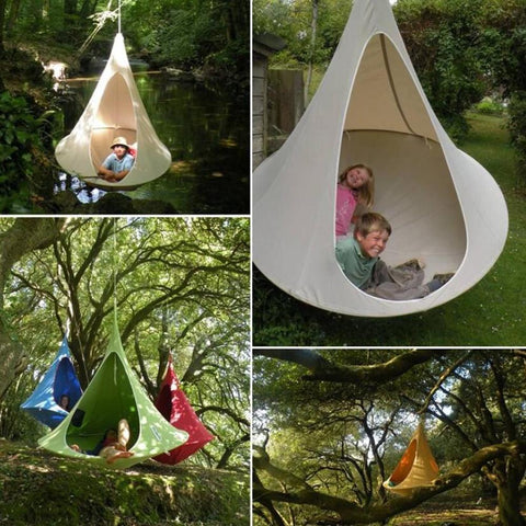 Camping Teepee Silkworn Hanging Swing Hammock tent-HA01675-Veeddydropshipping