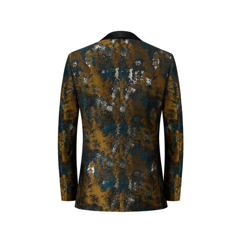 Personal Leisure Multicolor Printing blazer Slim Stage-MF01320-Veeddydropshipping