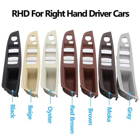 LHD RHD Interior Door Pull Handle Armrest Panel Trim No Mirror Folding-AM00040-Veeddydropshipping