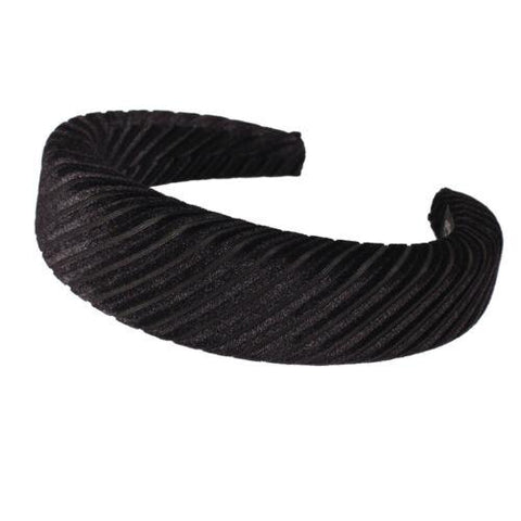 Ladies Padded Velvet Hair Band Accessories-WF01078-Veeddydropshipping