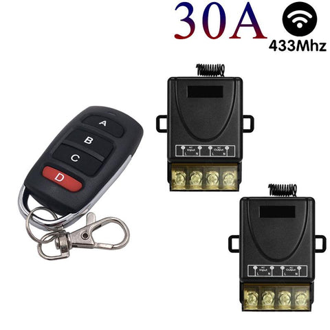 433Mhz High Power Wireless Remote Control Switch AC 110V 220V 30A Relay-TI01134-Veeddydropshipping