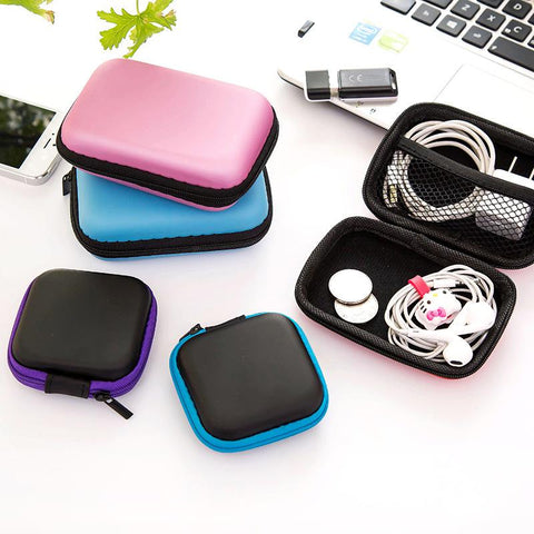 1 Pc Earphone Storage Bag Mobile Phone Data Cable Charger Storage Box Digital Storage-PA00921-Veeddydropshipping