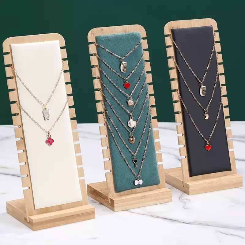 Jewelry Display Stand Necklace Bracelet Display Stand Wooden-JW01683-Veeddydropshipping