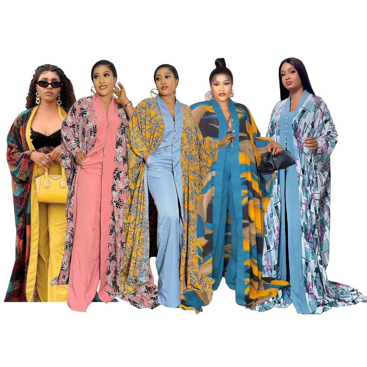 African Dresses Clothes For Women 2 Piece Set-WF01694-Veeddydropshipping