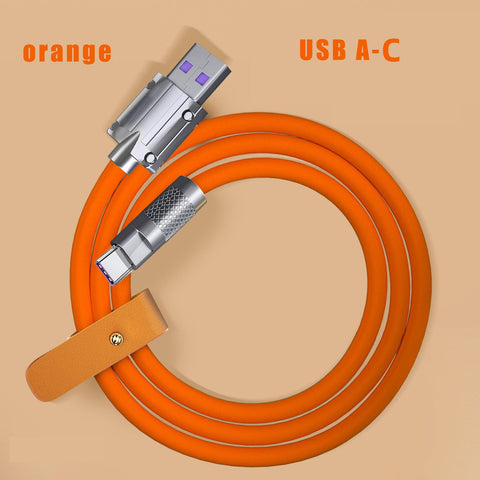 120W 6A Super Fast Charge Type C Liquid Silicone Cable Quick Charge USB-PA01033-Veeddydropshipping