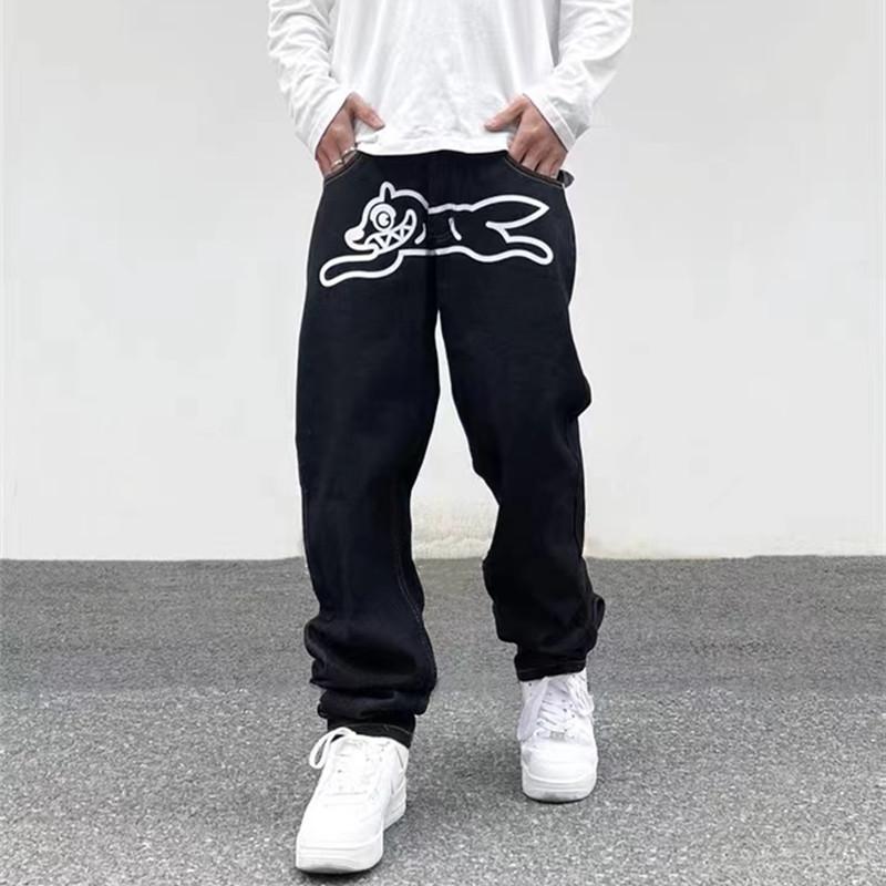 Jeans Mens Retro High Street Oversize Casual Denim-MF00444-Veeddydropshipping