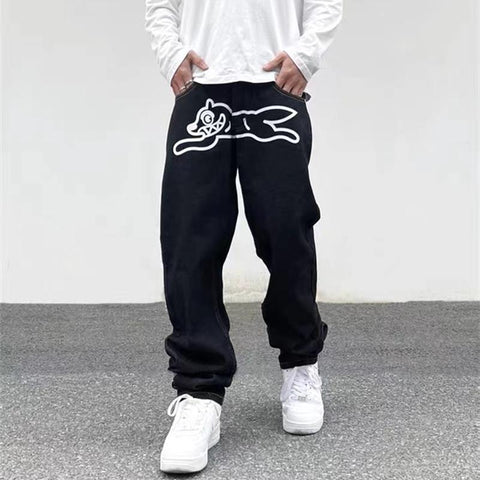 Jeans Mens Retro High Street Oversize Casual Denim-MF00444-Veeddydropshipping