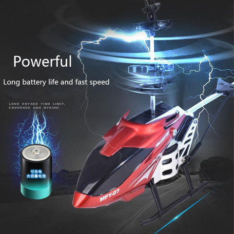 RC Helicopter 2.4G Aircraft 3.5CH  RC Plane With Led Light Anti-collision-TB01399-Veeddydropshipping