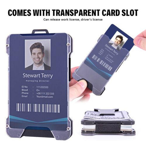 Alloy Slim RFID Blocker Card Holder-MF00774-Veeddydropshipping