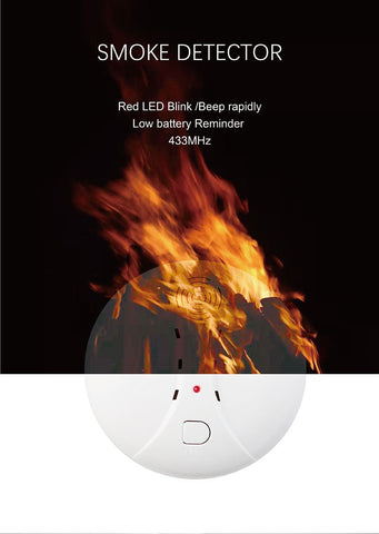 Wireless Smoke Detector  Sensor -CO00645-Veeddydropshipping