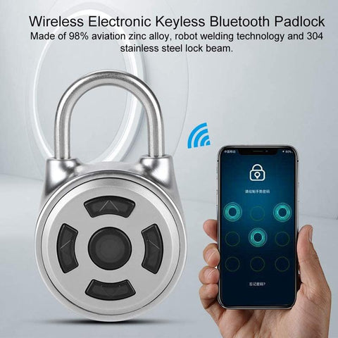 Electronic Lock Bluetooth Wireless Unlock Keyless Zinc-CO00597-Veeddydropshipping