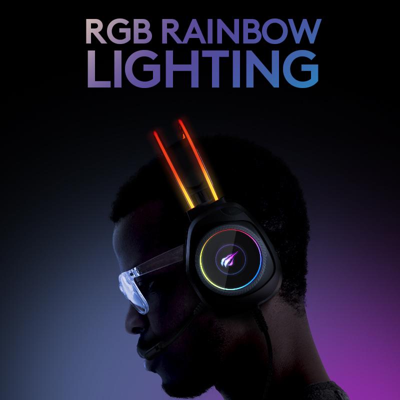 RGB Gaming Headphone with Mic 3.5mm Wired-Veeddydropshipping