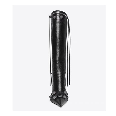 Toe High-heeled Boots Paris Fashion Knee-high Boots-BS00960-Veeddydropshipping