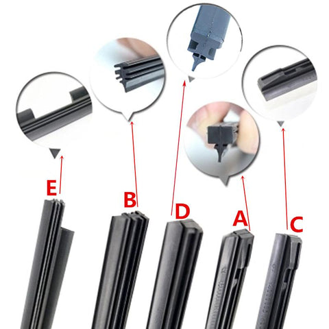 Windscreen wipers Insert Rubber strip Refill Five types For toyota-AM00201-Veeddydropshipping