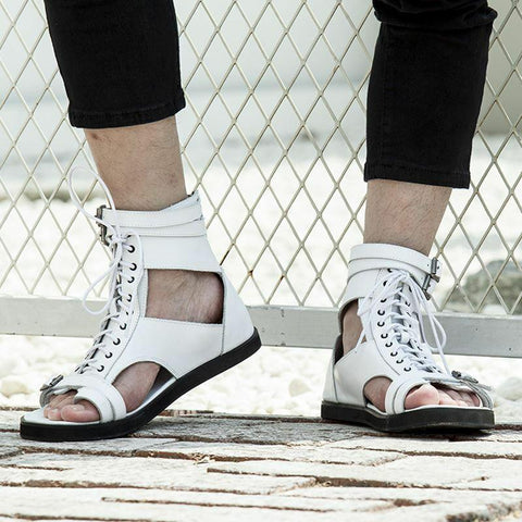 Strap Zipper Men&#39;s Sandals Slippers Shoes for Men-BS01570-Veeddydropshipping