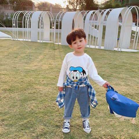 Boys Clothing 2022 New Kids Baby Printed Jeans Boys Pants Ripped-TB01275-Veeddydropshipping