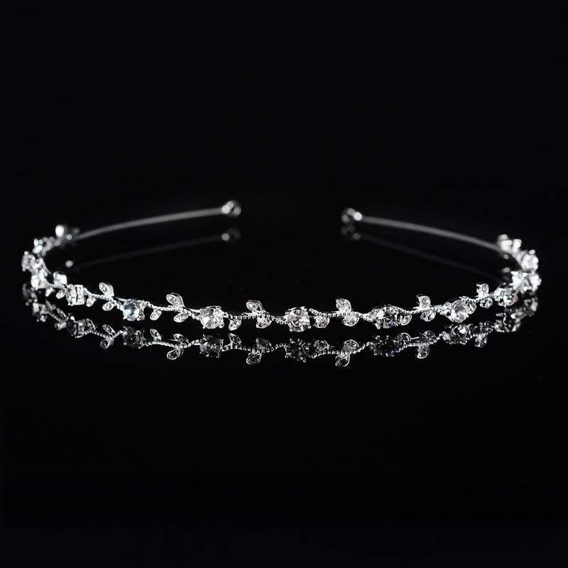 Tiara Headband Bridal Princess Hair Accessories Jewelry -JW00522-Veeddydropshipping