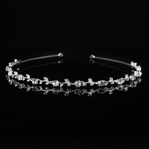 Tiara Headband Bridal Princess Hair Accessories Jewelry -JW00522-Veeddydropshipping