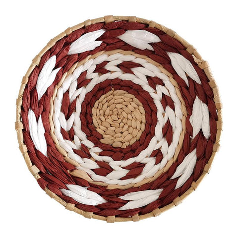 Straw Round Wall Decoration Pendants Creative-HA00211-Veeddydropshipping