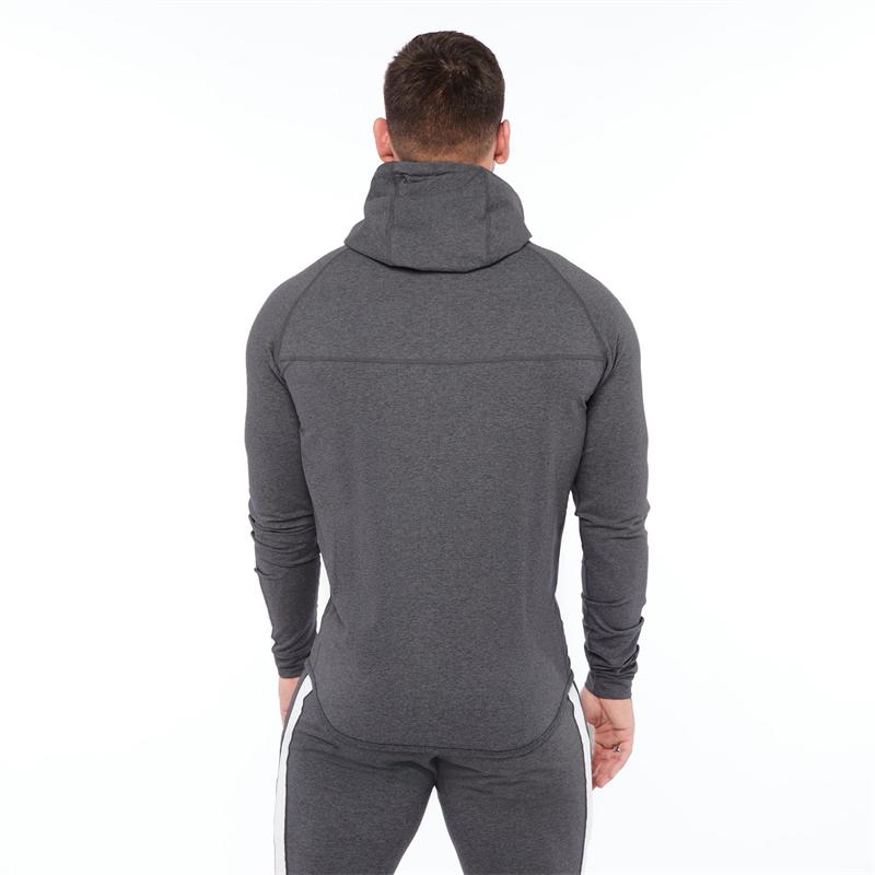 Cotton Zip Hoodie Colorblock Solid Color Casual-Veeddydropshipping