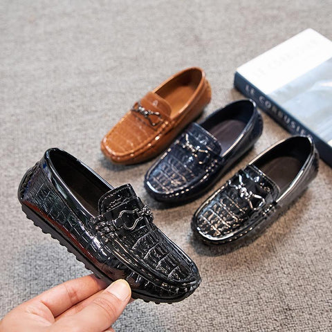 2022 Boys Versatile Glossy Leather Shoes for Party Wedding Shows-TB00100-Veeddydropshipping