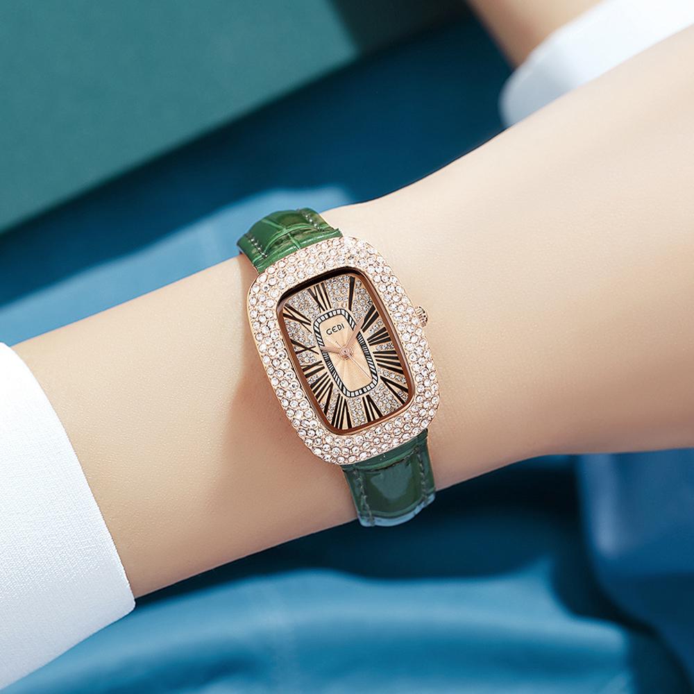Luxury Oval Shaped Full Diamond Watch for Women-JW00901-Veeddydropshipping
