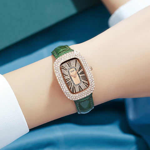 Luxury Oval Shaped Full Diamond Watch for Women-JW00901-Veeddydropshipping