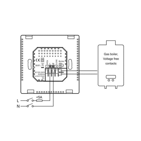 Smart wifi Thermostat Thermoregulator Temperature controller for Water/Electric-TI01047-Veeddydropshipping