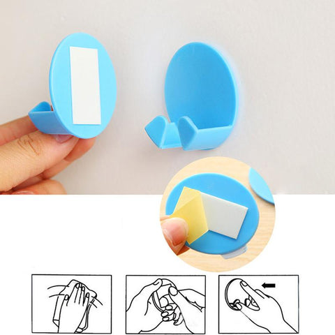 2Pcs Universal AdheSive Power Plug Holder Wire Cable Organizer Sticky Hook Home Hotel-PA00926-Veeddydropshipping