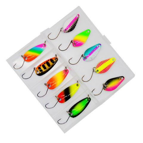 2g 3g fishing kit jig spoon lure bait,hard metal spinner wobbler spoon trout bass area -OS00435-Veeddydropshipping