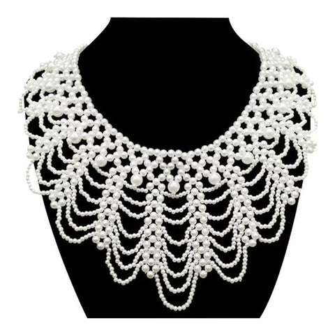 Women Neckline Applique Neckline Sewing Collars-WF01160-Veeddydropshipping