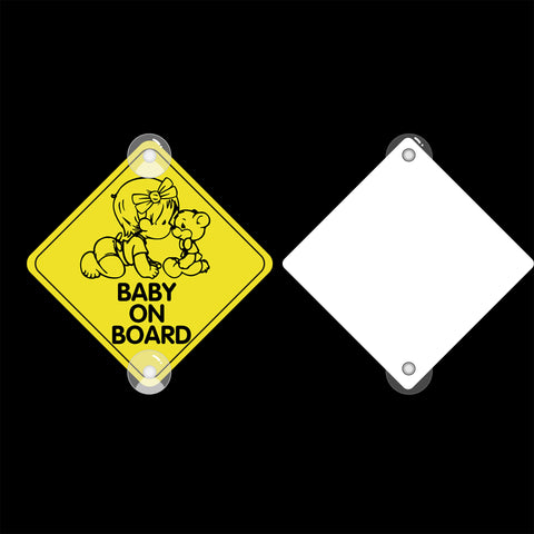 Type Stickers for Car Styling Kids in Car Safety Warning Yellow Decals-AM00826-Veeddydropshipping