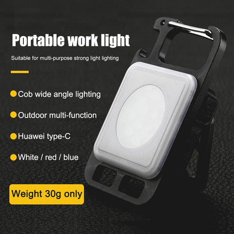 Multifunctional Mini USB Pocket Flashlight Rechargeable Flashlight COB-TI00756-Veeddydropshipping