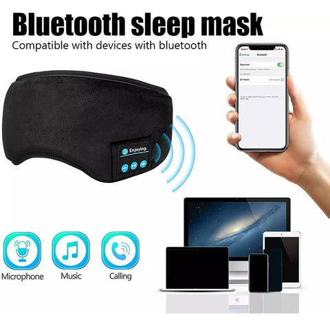 Bluetooth Sleeping Headphones Eye Mask Sleep Headphones Bluetooth 5.0 -CE01133-Veeddydropshipping