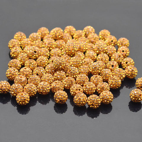 Crystal Disco Clay Spacer Beads For DIY Jewelry Making -JW01523-Veeddydropshipping