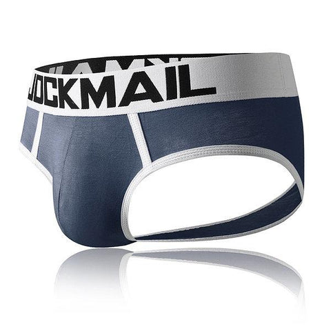 Briefs BOTTOMLESS Gay Penis Pouch Open Back Underpants-MF01675-Veeddydropshipping