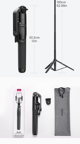 SK-03 1.6M Livestream Selfie 360 Rotation Bluetooth 10M Remote -CE00376-Veeddydropshipping
