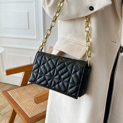 Thick Chain Underarm Bags For Women Brand Designer Handbags-BS00141-Veeddydropshipping