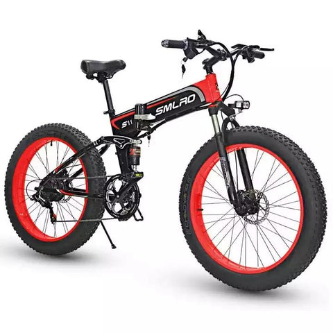 S11 Folding Electric Bike Bicycle 48V 1000W 13AH Battery 26 Inch Fat Tire Foldable -OS01002-Veeddydropshipping