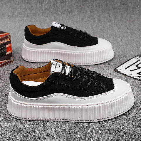 Sneaker Student Fashion Board Shoe Leather Comfortable-BS01397-Veeddydropshipping